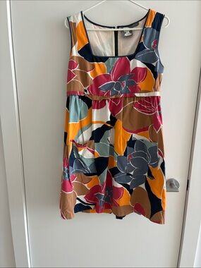 Floral Sleeveless Summer Dress (Anthropologie)